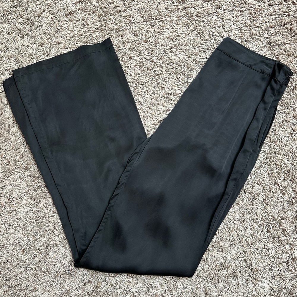 NWT Caballero Cyan Pants in Black Satin Size Small